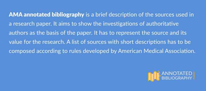 ama annotated bibliography